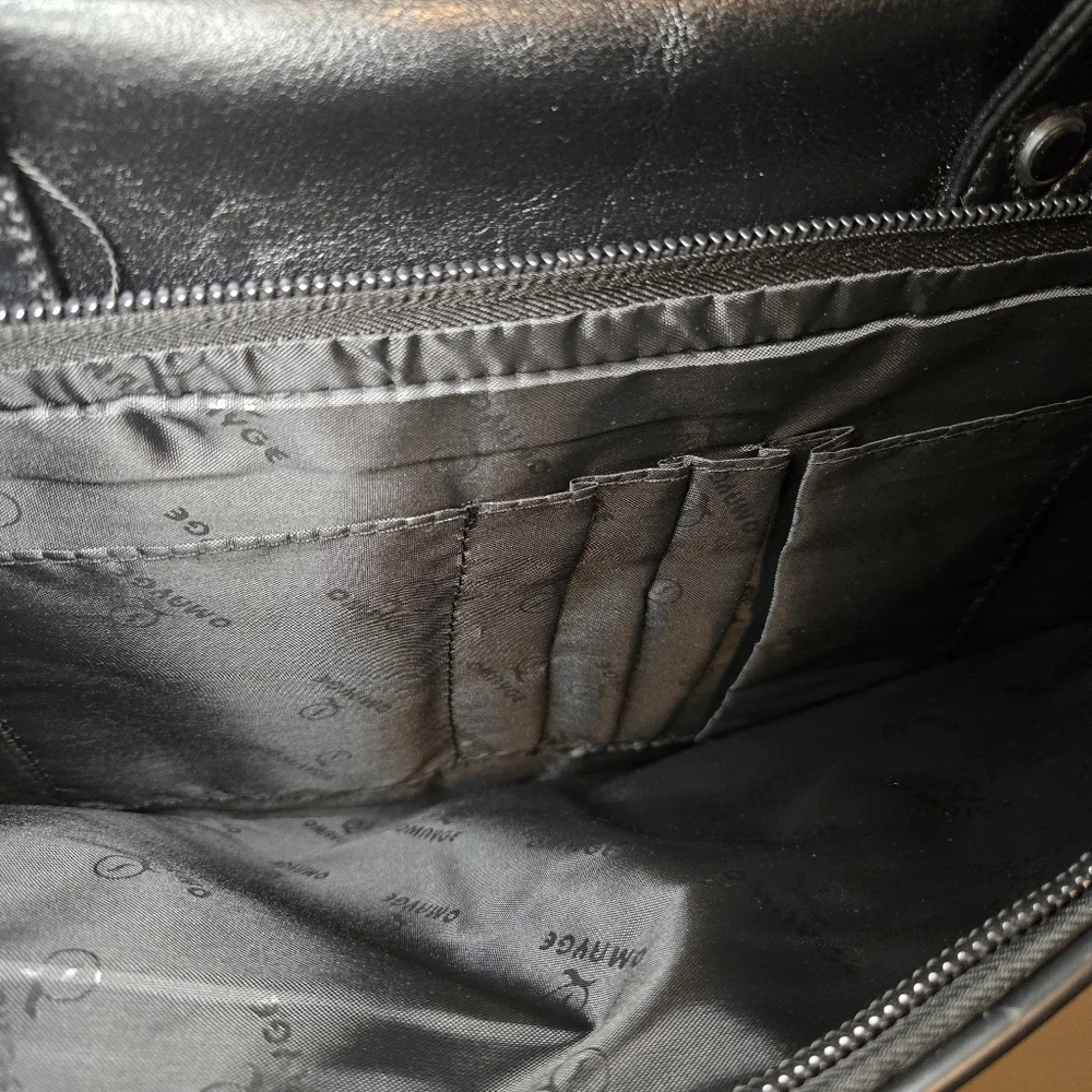 Omayge black briefcase